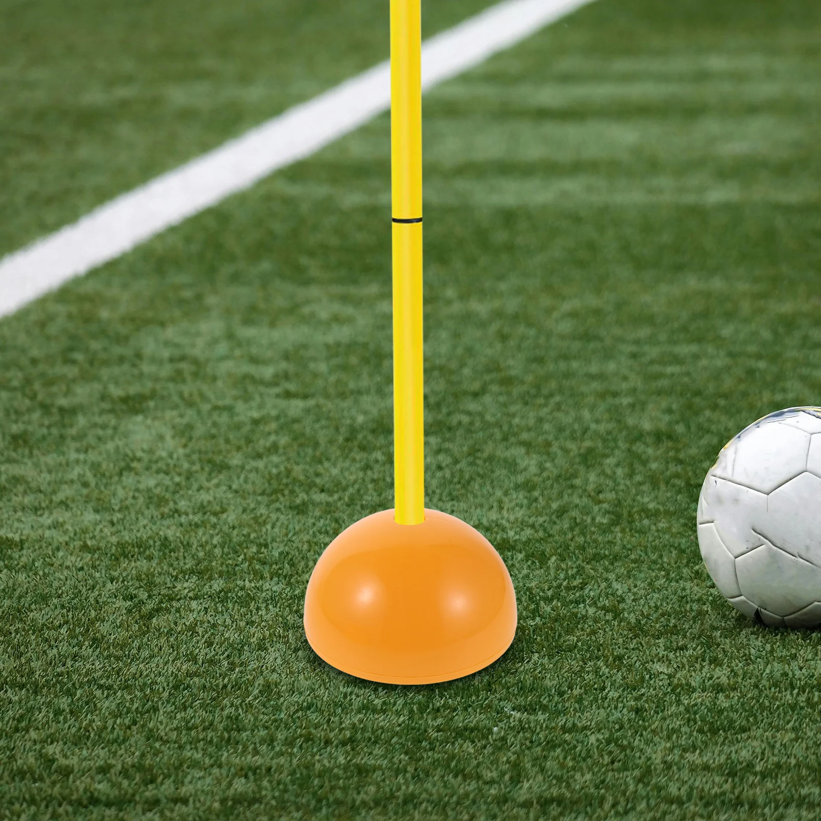 

2pcs Soccer Poles Base Round Mouth Training Holder Outdoor Sports Equipment Football Basketball Practice