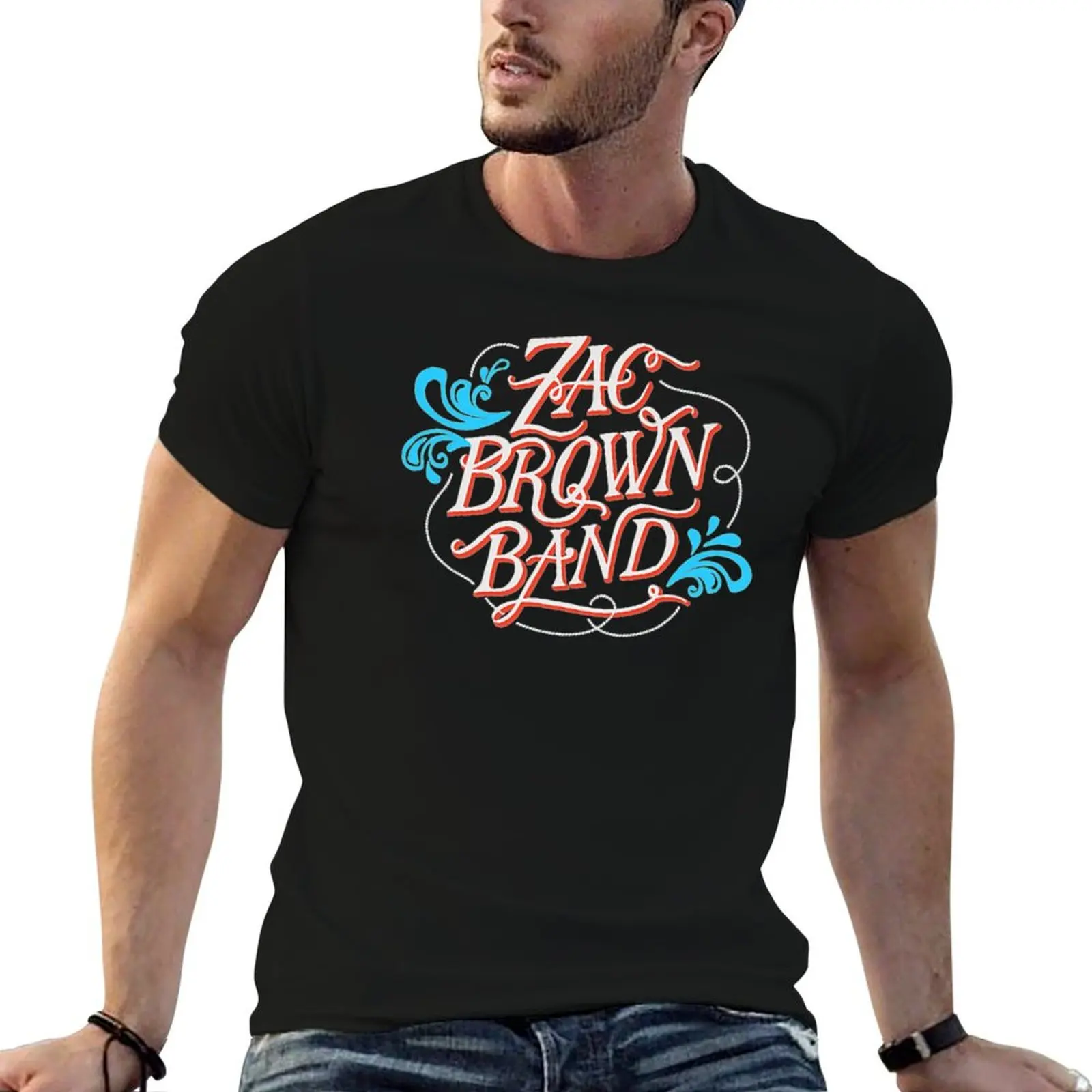 

Zac Brown Band T-Shirt cotton tshirt 100% t shirt man casual T-Shirt