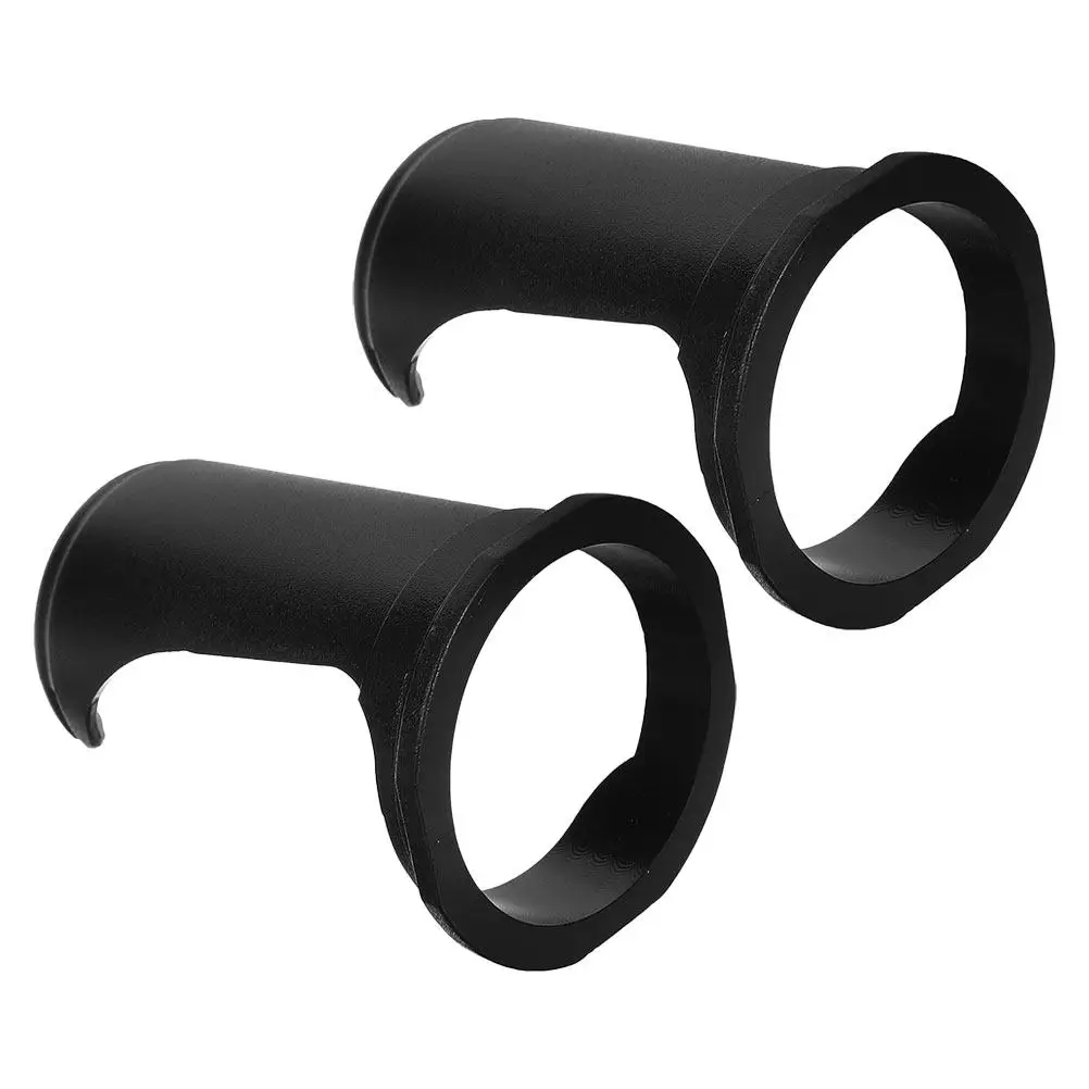 2Pcs Black Beard Brush Stand Plastic Shaving Brush Holder Drying Rack Grooming Accessory Shaving Supply Storage
