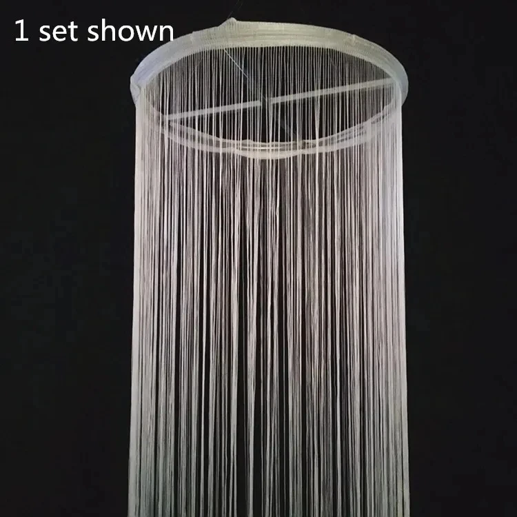 

Высококлассный дизайн, Потолочный декор, висячее кольцо на колесо обозрения с провисающей линией, ободок-Гирлянда для свадебных искусств