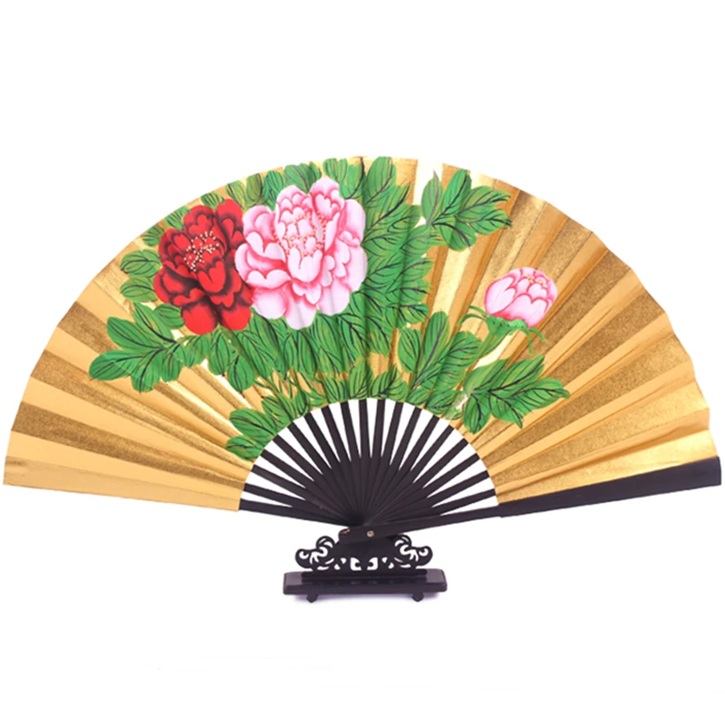 Peking Opera Fans Chinese Classical Folding Fan Hand Painted Antiquity Double-sided Abanico Drama Performance Props Ventilador