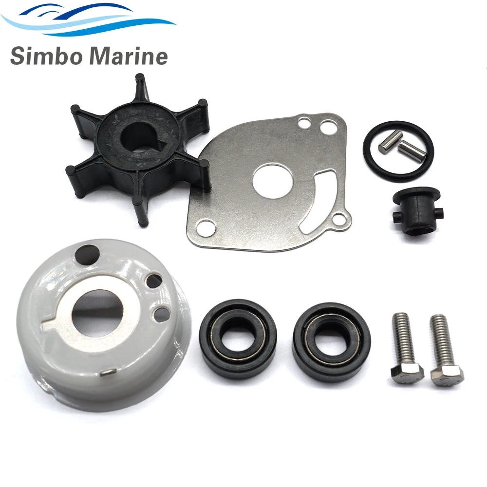 Water Pump Repair Kit for Yamaha Outboard 2 Stroke 2HP 2B 2MSH 2CMH Models Engine Boat 6GD-W0078-00 6A1-W0078-00 Sierra 18-3462