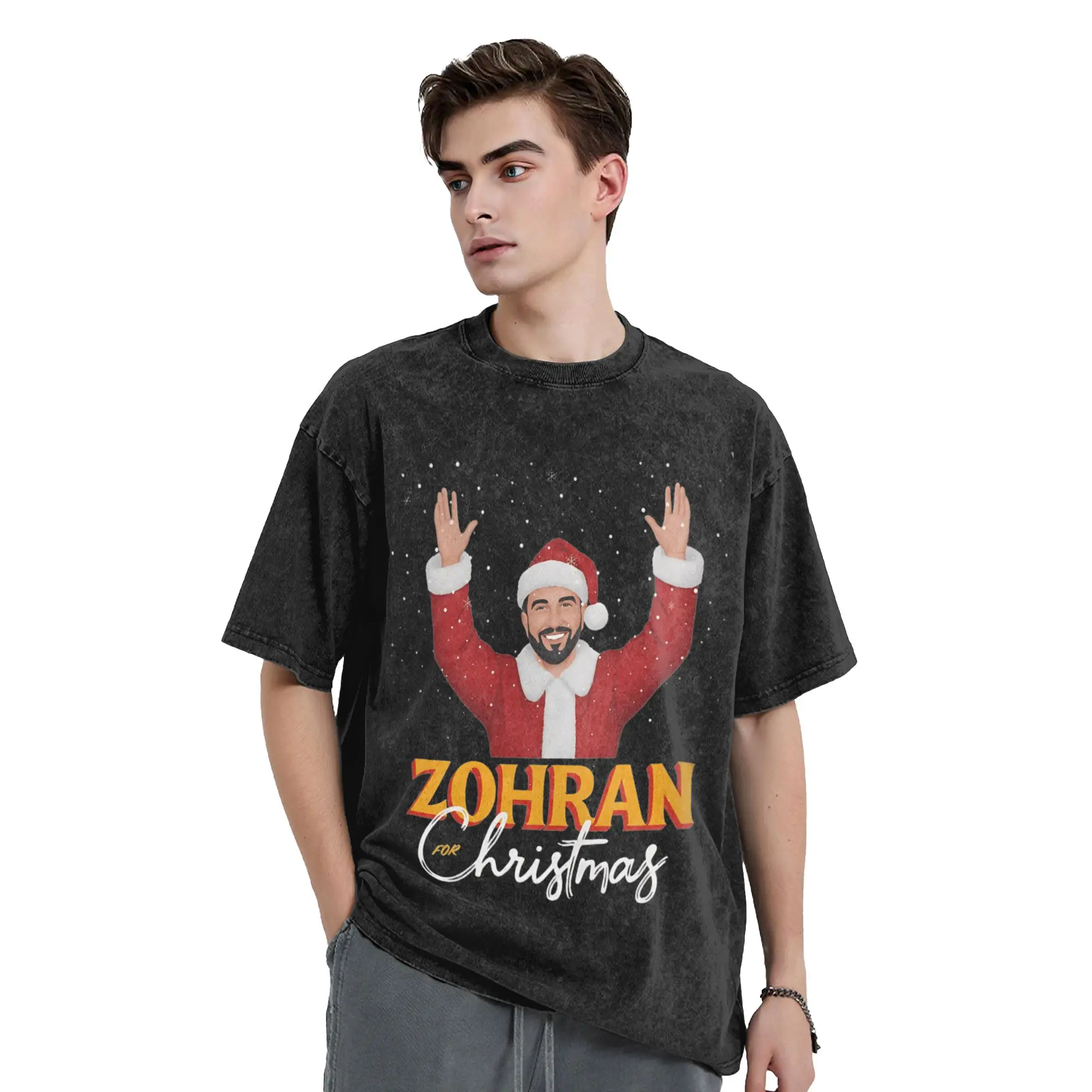 

Zohran Mamdani for New York City T Shirt Summer Y2K Retro T Shirts Cotton Hipster Tee Shirt For Male Short Sleeves Simple Tops