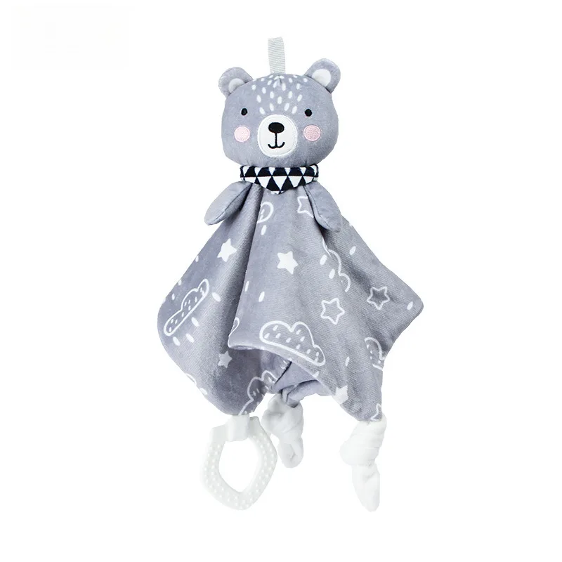New Nordic Fox Comfort Blanket Soft Plush Animal Toy For Babies And Infants Perfect For Sleeping And Soothing