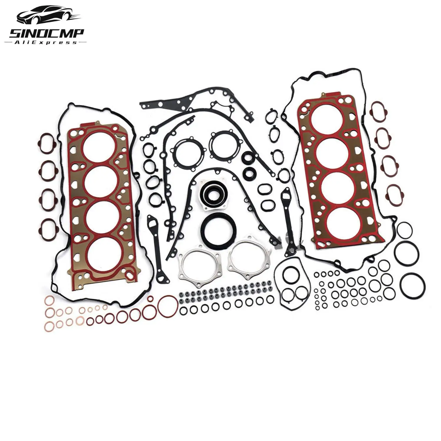 

Комплект прокладок для капитального ремонта двигателя 94810417305 94810417405 94810593501 94810593601 для Porsche Cayenne Panamera S GTS 4.8L V8