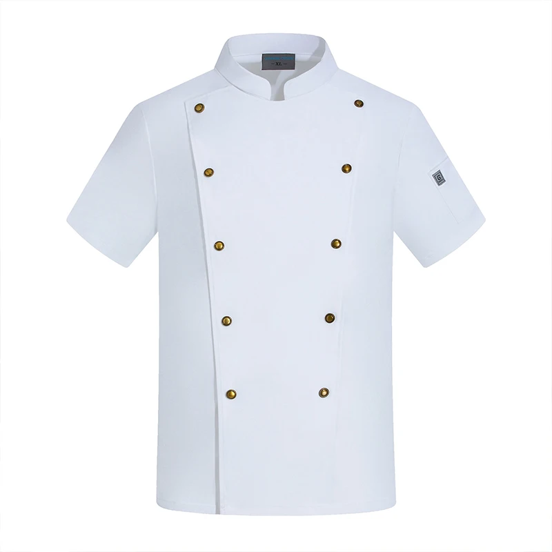 Bakery Waiter Professional Workwear Cook Jacket Restaurant Cooking Clothes Tops Hotel Chef Coats Kitchen Overalls Cafe Shirt