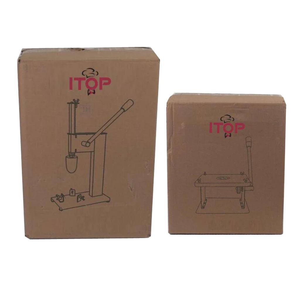 ITOP Manual Steamed Bun Forming Machine Baozi Making Machine Stainless Steel Housing 3 Sizes Molds Optional Efficient Equipment