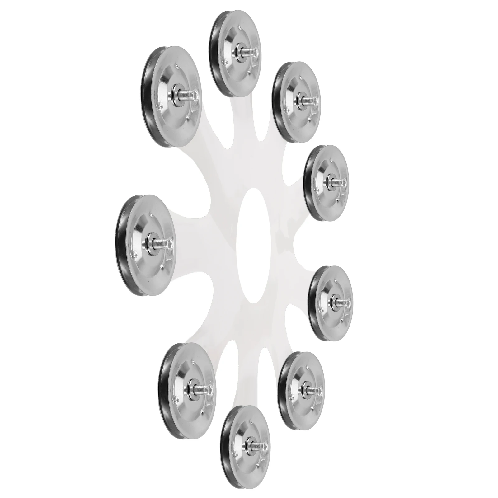 

Cymbal Ching Ring Tambourine Drum Bell Metal Replacement Drum Cymbal Accessory for Percussion Instruments Adults