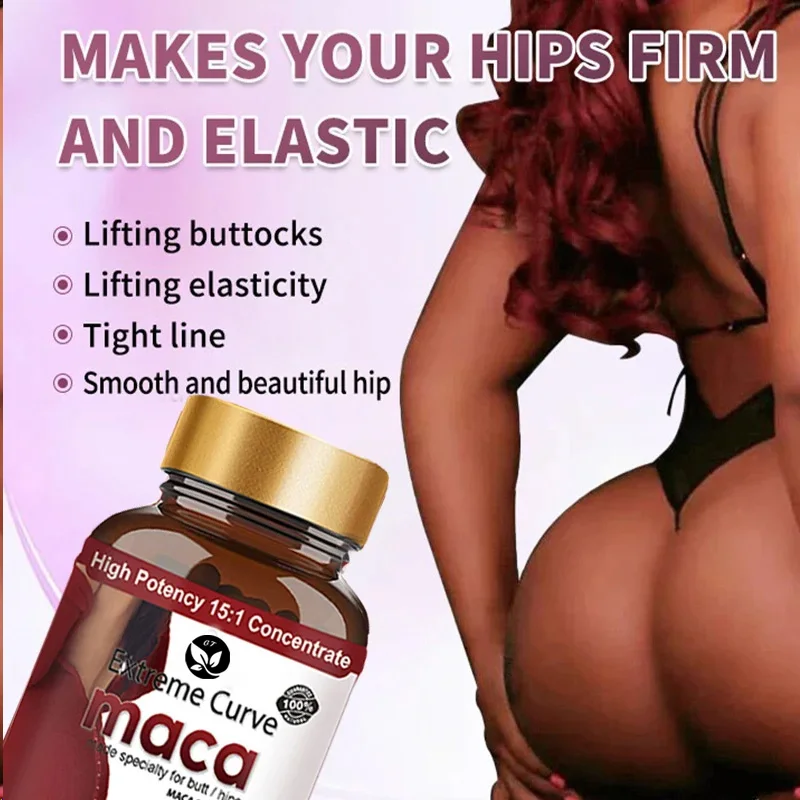 60 Capsules That Are Easy To Swallow Increase Natural Curves For Buttocks And Buttock Growth Supplement Vegetarian