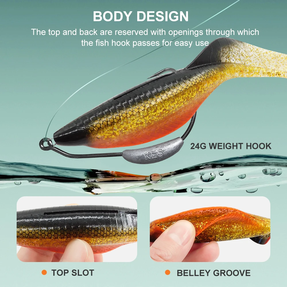 ESFISHING NEW 2023 Big Soft Baits Dragon Grub 150mm Silicone Single Tail Pike Pesca Isca Artificial Fishing Lures Tackle