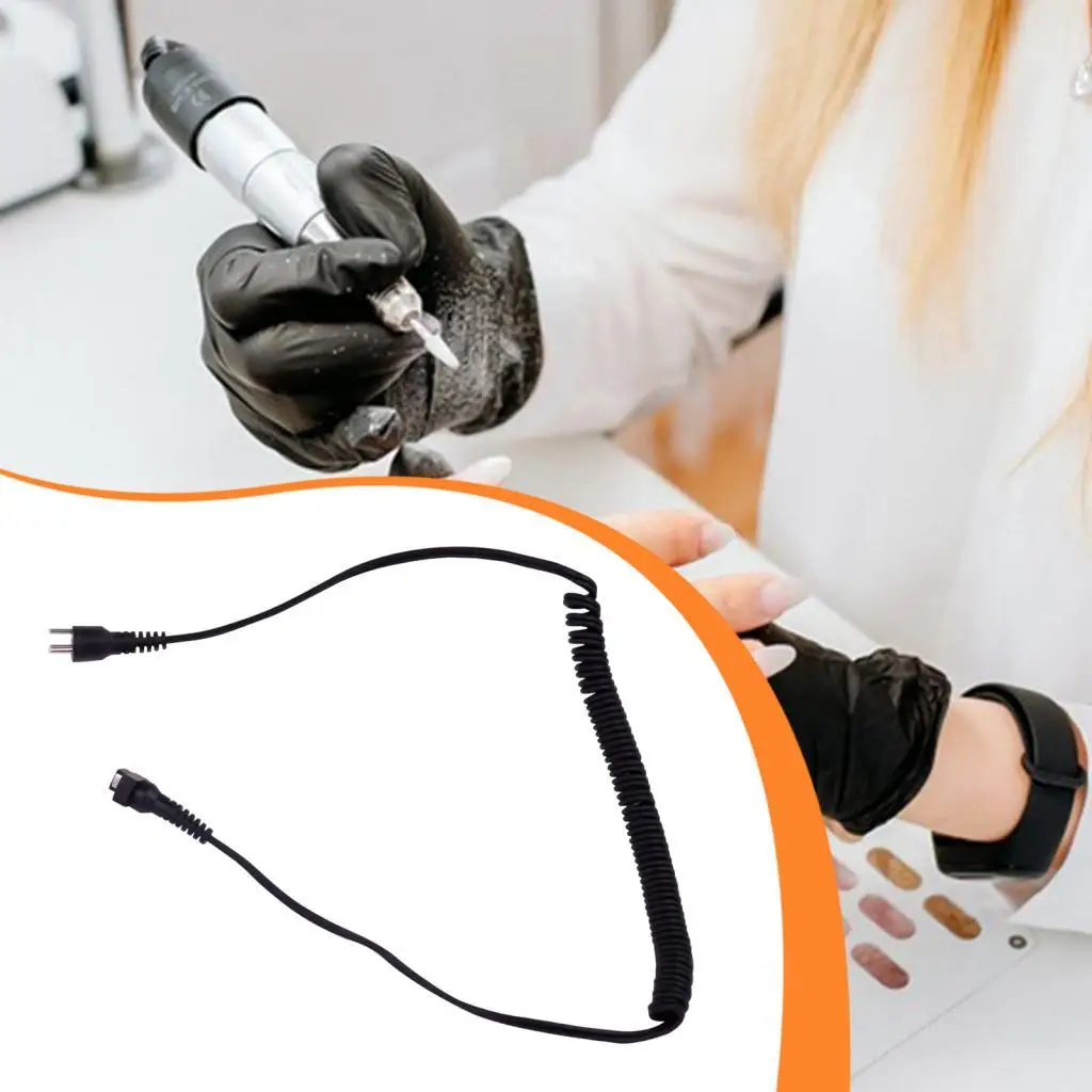 

Черный шнур-кабель для мотора электрической дрели для маникюра, совместимый с ручкой UG12, для замены.