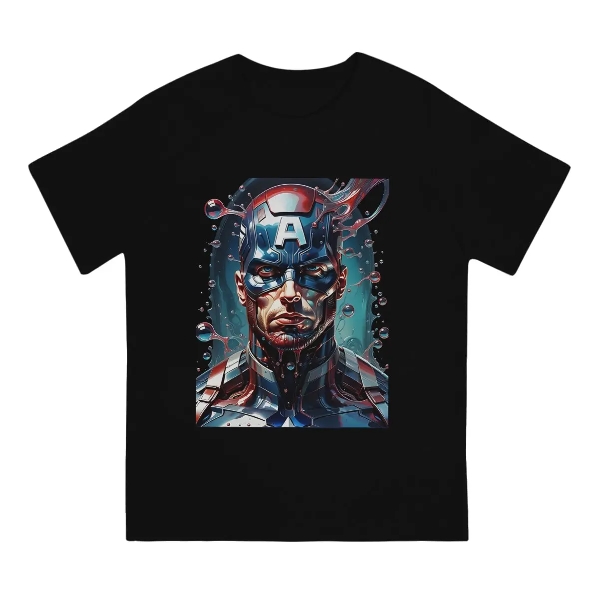 Captain America Iphone Case Special TShirt Marvel Captain America Leisure T Shirt Summer T-shirt For Men Women