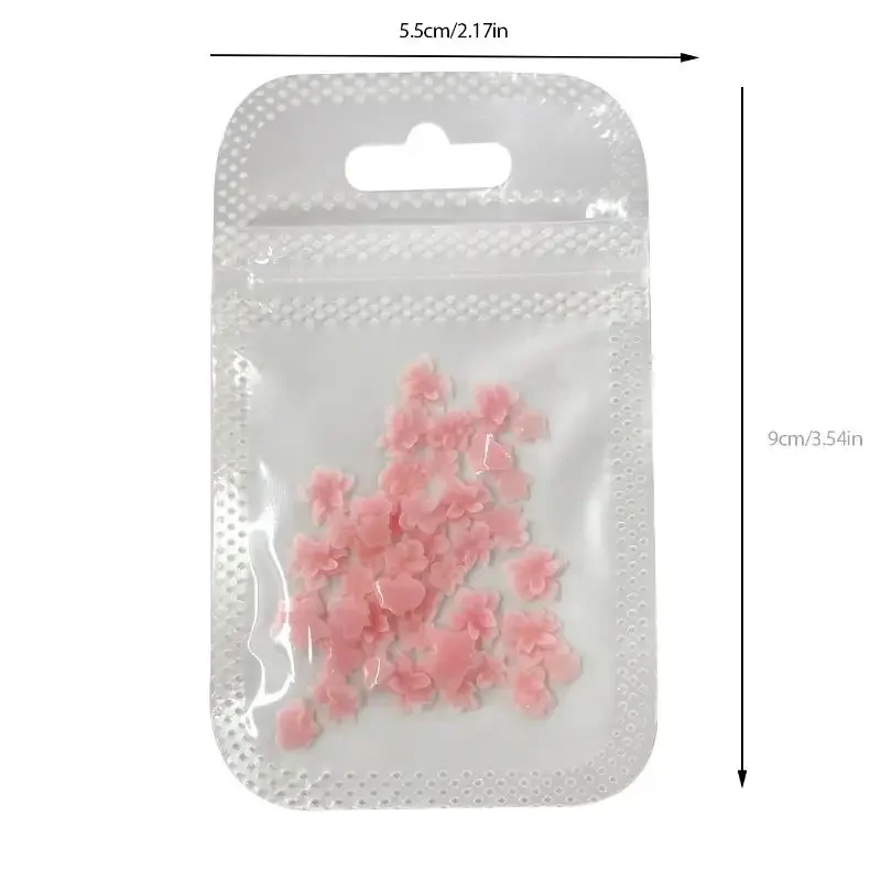 Breloques pour ongles en résine, fleurs douces irrégulières 3D mixtes, fleurs colorées, décorations pour Nail Art, ornements pour ongles, artisanat de manucure