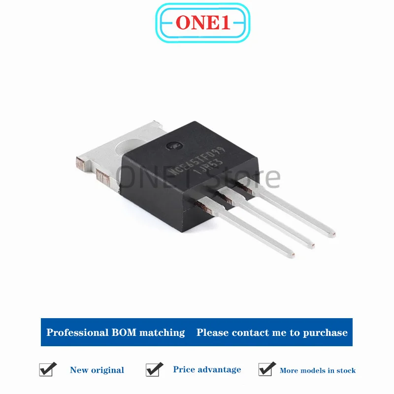 1 قطعة/الوحدة جديد الأصلي NCE65TF099 TO-220 N-قناة 650 فولت 38A الطاقة MOSFET FET