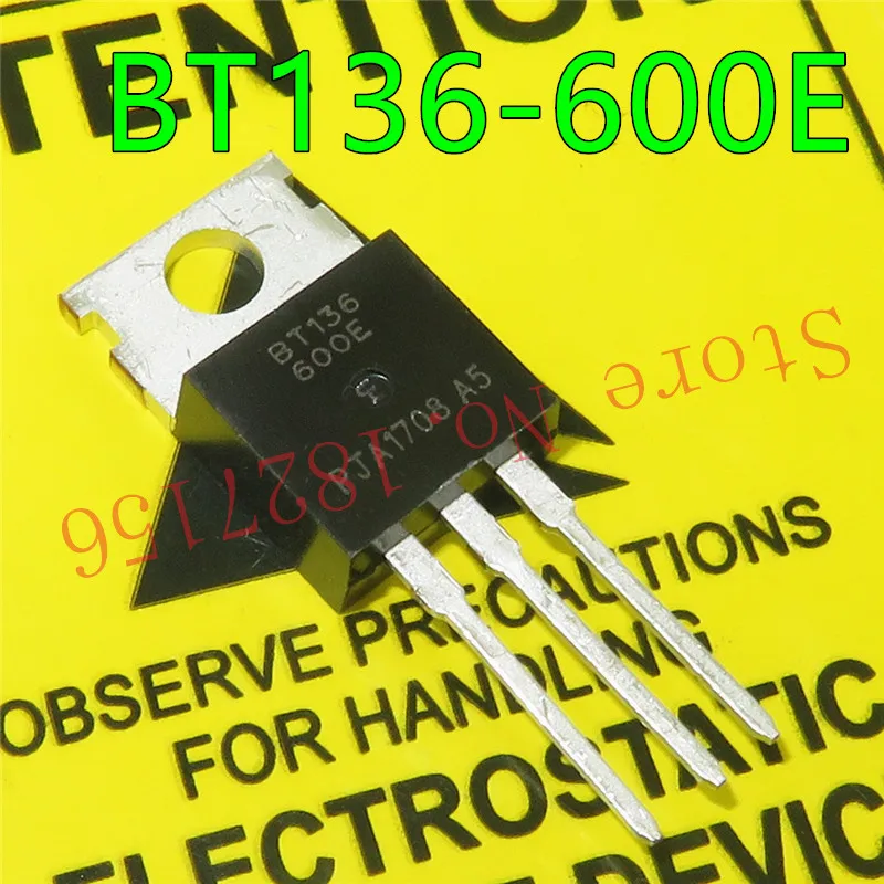 1pcs/lot BT136-600E BT136 BT136-600 TO-220 600V 4A In Stock