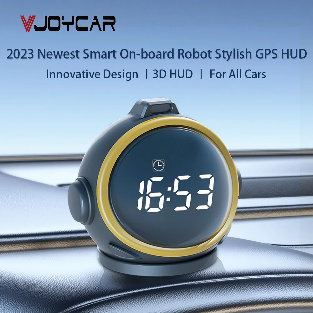 

Vjoycar Newest Smart Gesture Recognition GPS HUD Digital Speedometer Full New Design Auto On-board Computer Display for All Cars