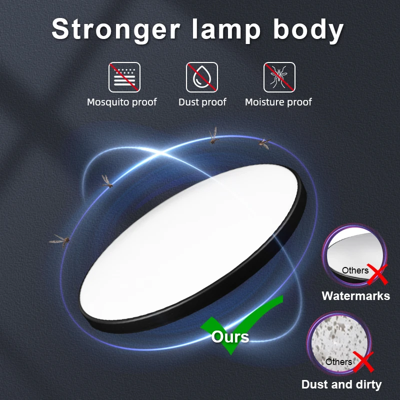 Lampy sufitowe Led Ultra cienkie lampy sufitowe LED nowoczesny Panel oświetleniowy 30W 50W 72W oprawy do salonu sypialnia kuchnia strona główna