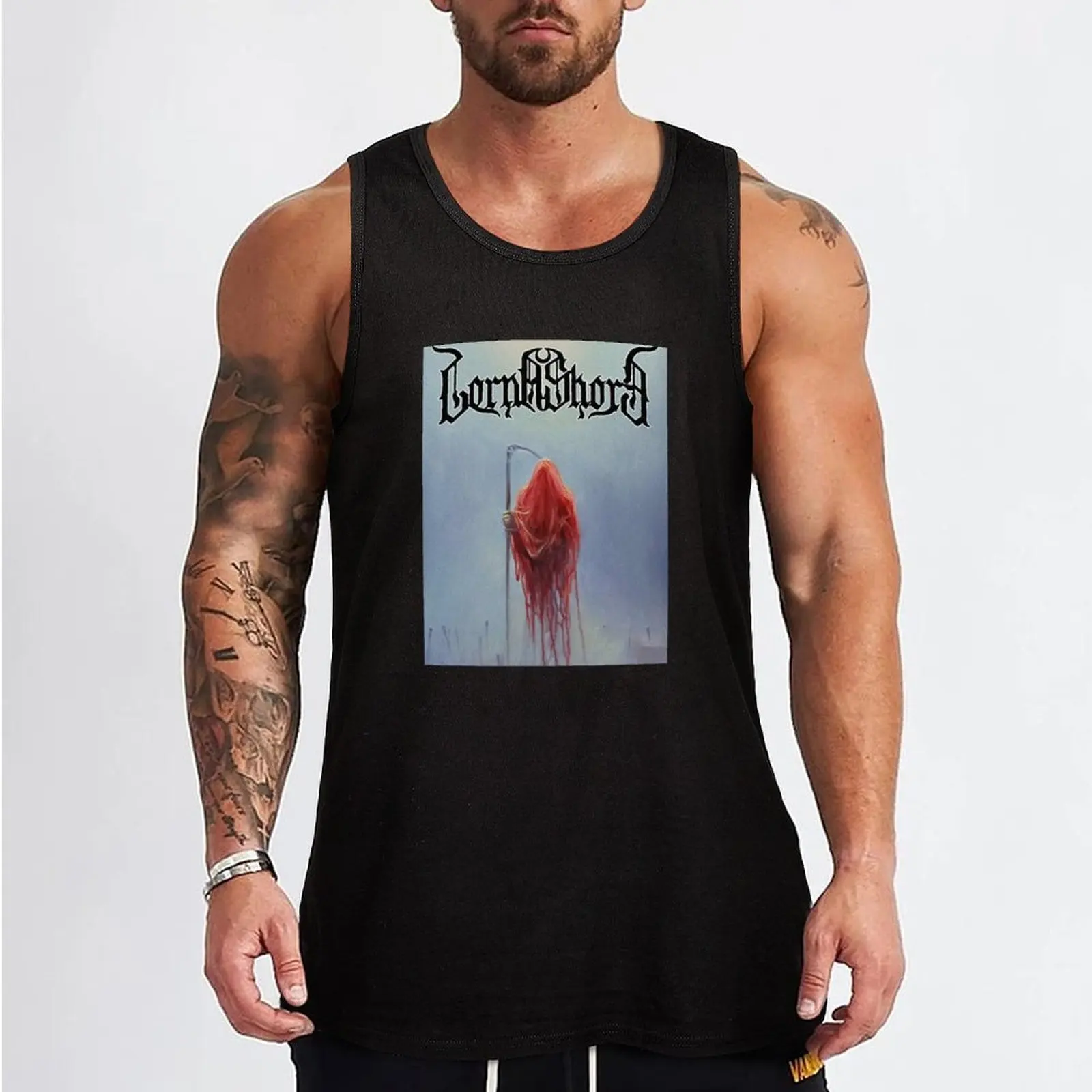 Lorna Shore Lorna Tank Top cool things gym accessories men Gym wear Bodybuilding shirt