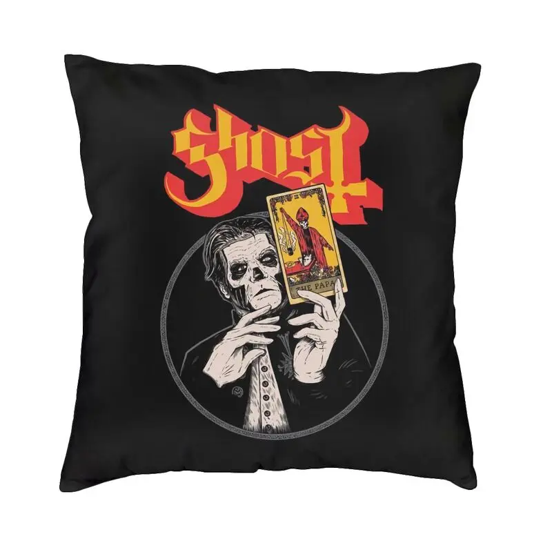 Impera Maestro Ghost Cushion Cover Sofa Decoration Heavy Metal Rock Band Square Throw Pillow Case 40x40cm