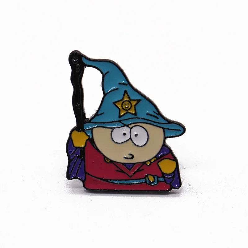 Anime Cartoon Park Figures Eric Cartman Stanley Marsh Kyle Kenny Brooch Decor Cartoon Parks Action Figure Toys Dolls Gifts