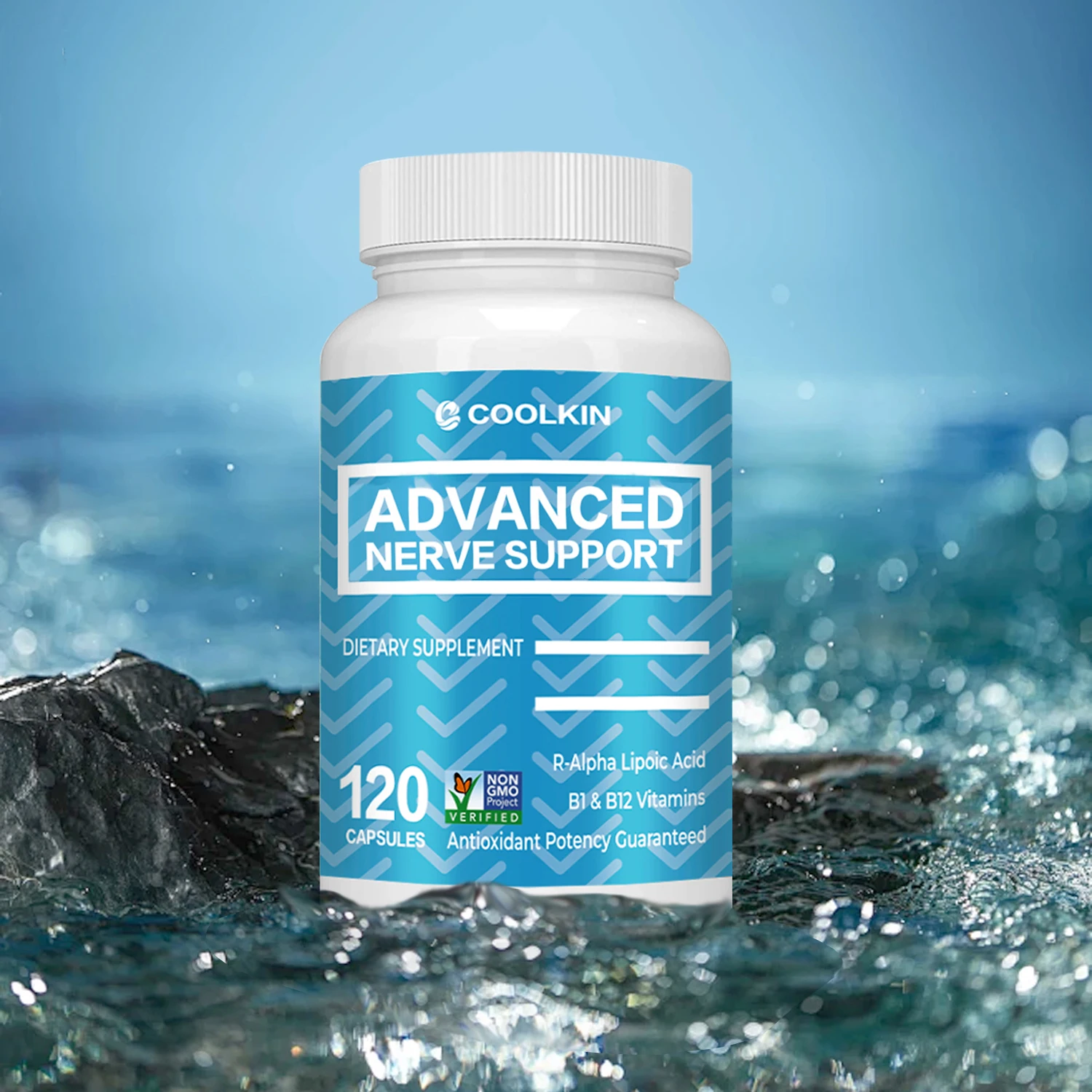 Advanced Nerve Support - with R-Alpha Lipoic Acid - Nerve Soothing, Neuron Repair, Supports Healthy Nerve Function, Antioxidant