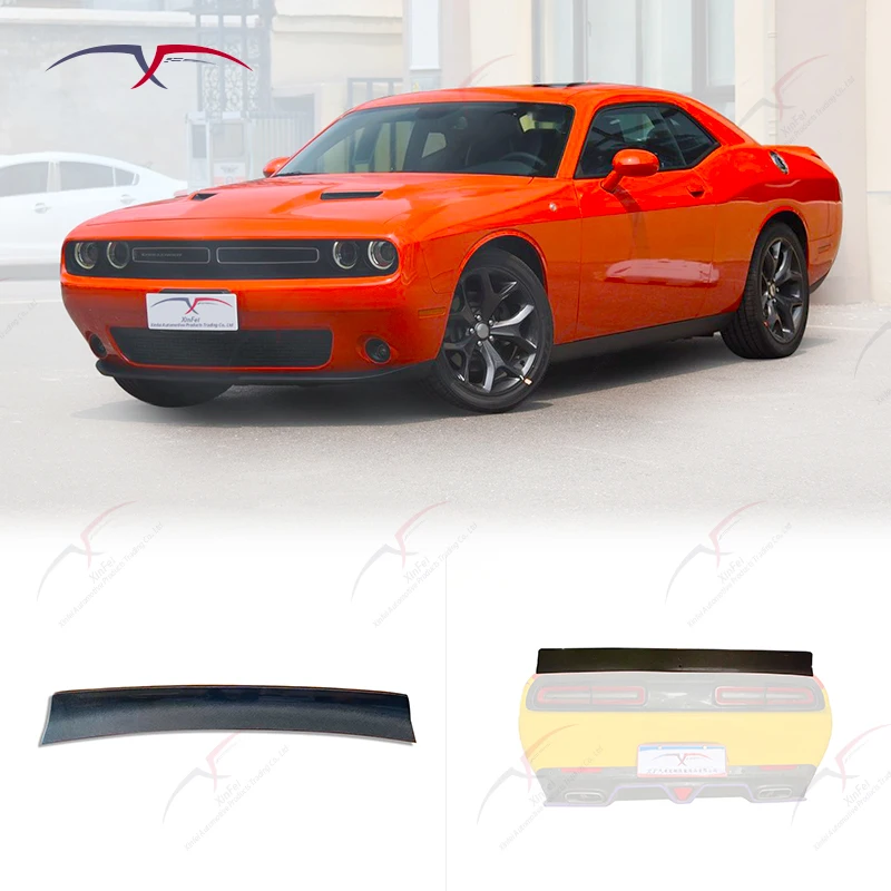 Suitable for Dodge Challenger car rear spoiler, trunk spoiler, carbon fiber car modification decoration accessories