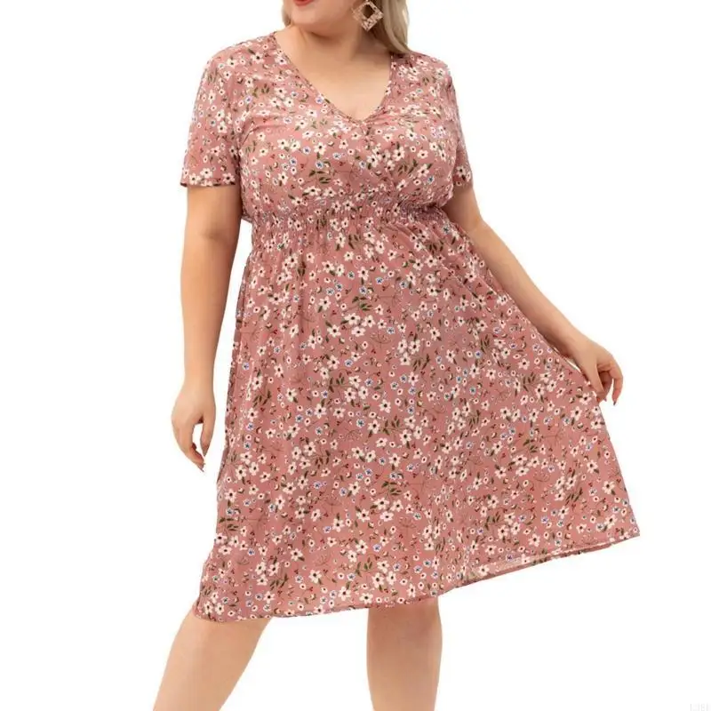 l38e-women's-casual-loose-short-sleeve-v-neck-summer-short-dresses-floral-dress