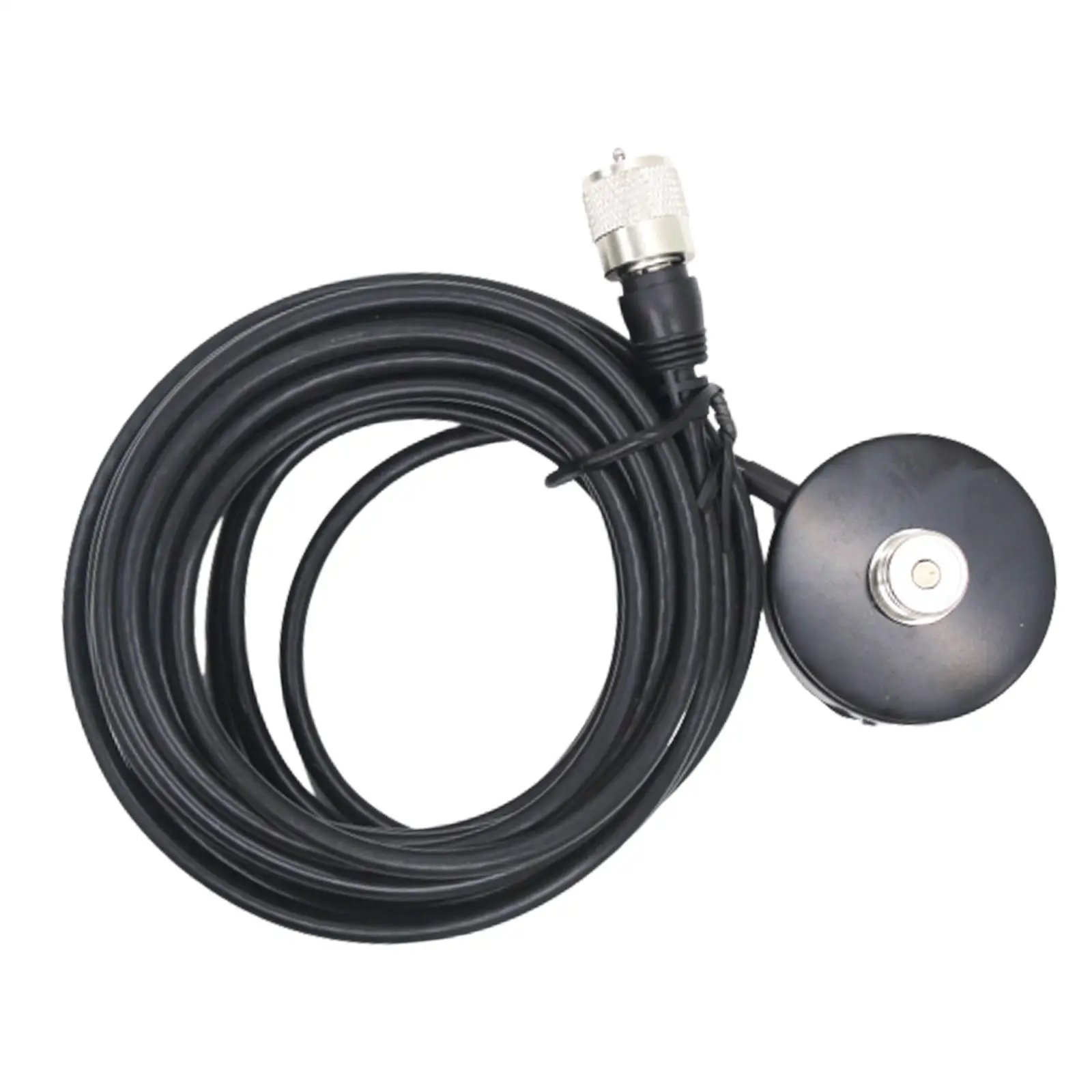 Magnetic Mount Antenna Base ABS Easy Install for Portable Car Radio Long Range Communication