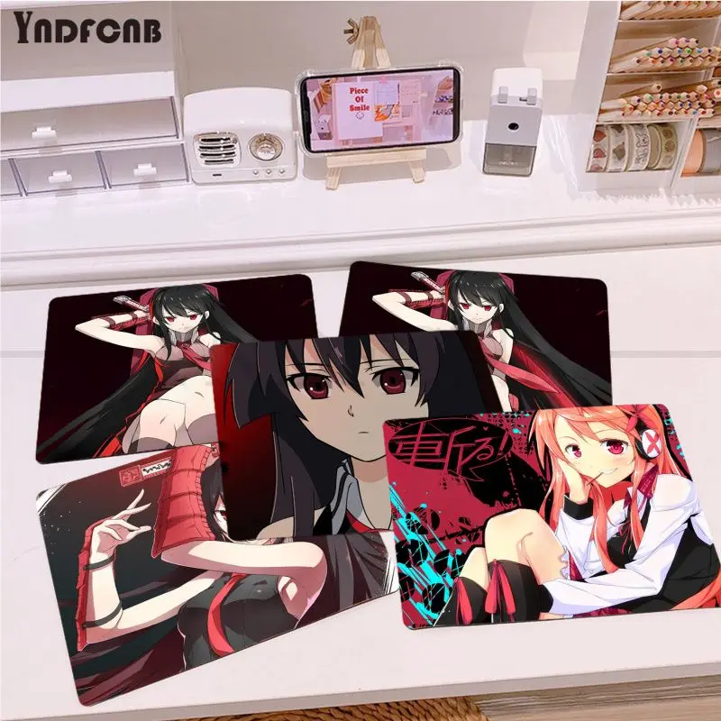 

Anime Akame Ga Kill Mousepad 25x29cm Small Gaming Pad Gamer Desk Mat Keyboard Pad Decoration Mause Pad Office Desk Accessories