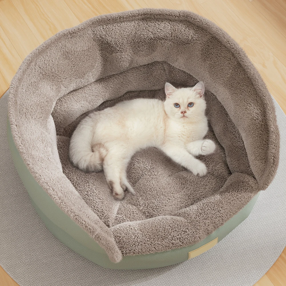 Round Rabbits Fluffy Dog Cat Bed Comfortable Breathable Pet Bed For Small/Medium/Large Dog Cat