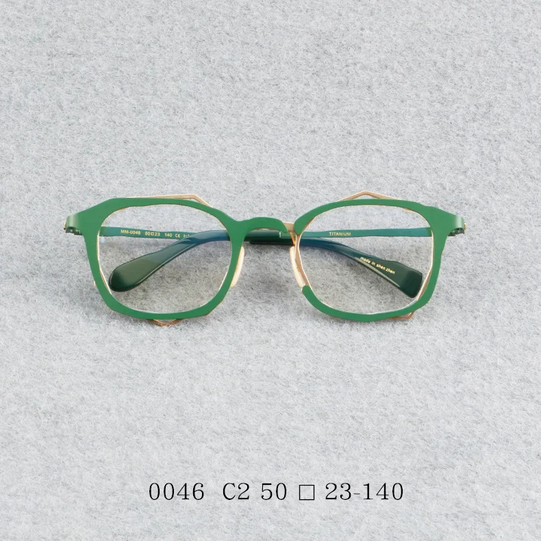 

Eyeglass Frames Unique Retro Square Titanium Ultralight Japan Style Prescription Women's Man Glasses Frames Optical Lens Eyewear