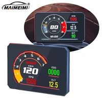 Pantalla P16 HUD Obd2, ordenador a bordo, medidor de velocidad para coche, tacómetro Digital inteligente, velocímetro, proyector EOBD, temperatura del aceite y agua