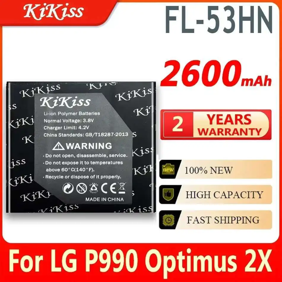

Литий-ионный аккумулятор FL-53HN для LG P990 Optimus 2X/3D P920 P925 P993 P999 C729 SU660 FL 53HN