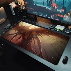 게임용 대형 마우스 패드, 일본 애니메이션 표백, HD 사무실 책상 매트, 대형 Ulquiorra Cifer 키보드 게임 고무 마우스 패드, 미끄럼 방지 카펫