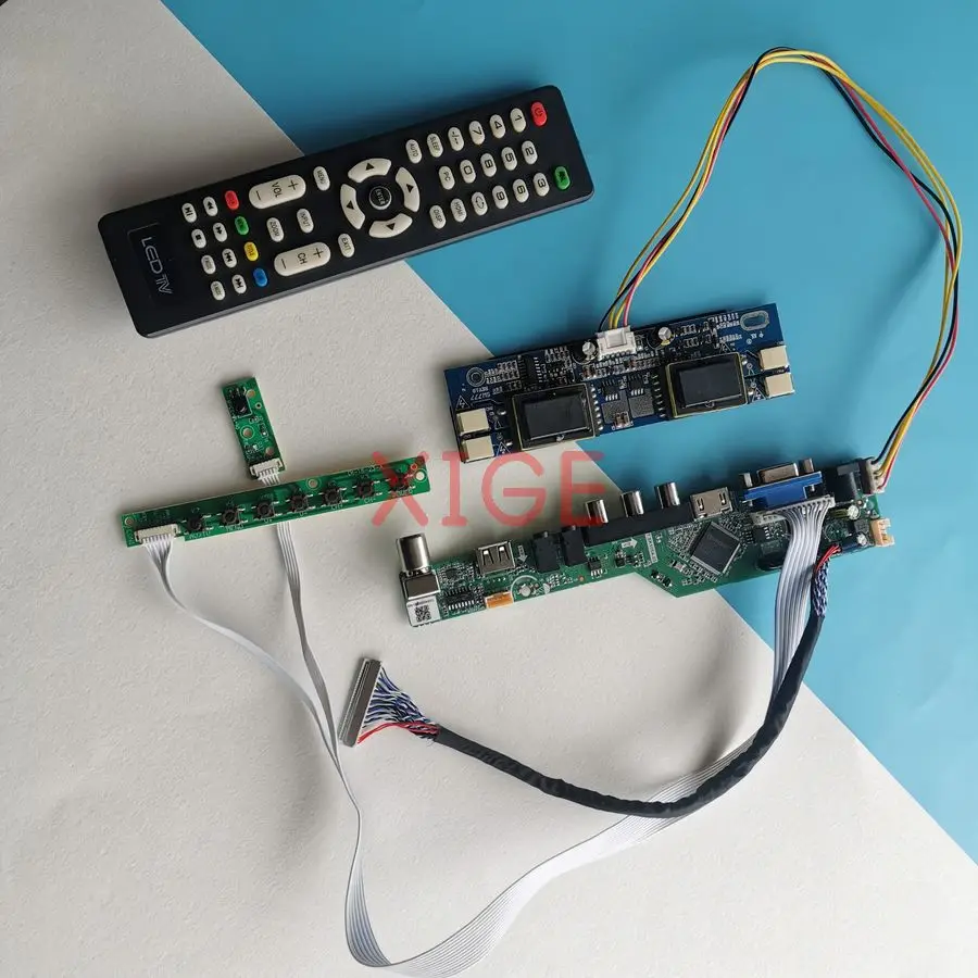 For M190MWW1 HSD190MGW1 M190MWW3 HT190WG1 Matrix Controller Drive Board Kit 1440*900 LVDS 30-Pin 4-CCFL HDMI+VGA+AV+USB 1440x900