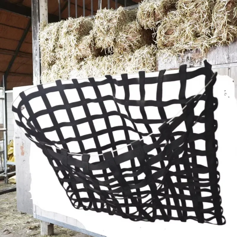 Premium Strong Horse Hay Net Bag Stable Hanging For Horse Stall And Farm Feeding