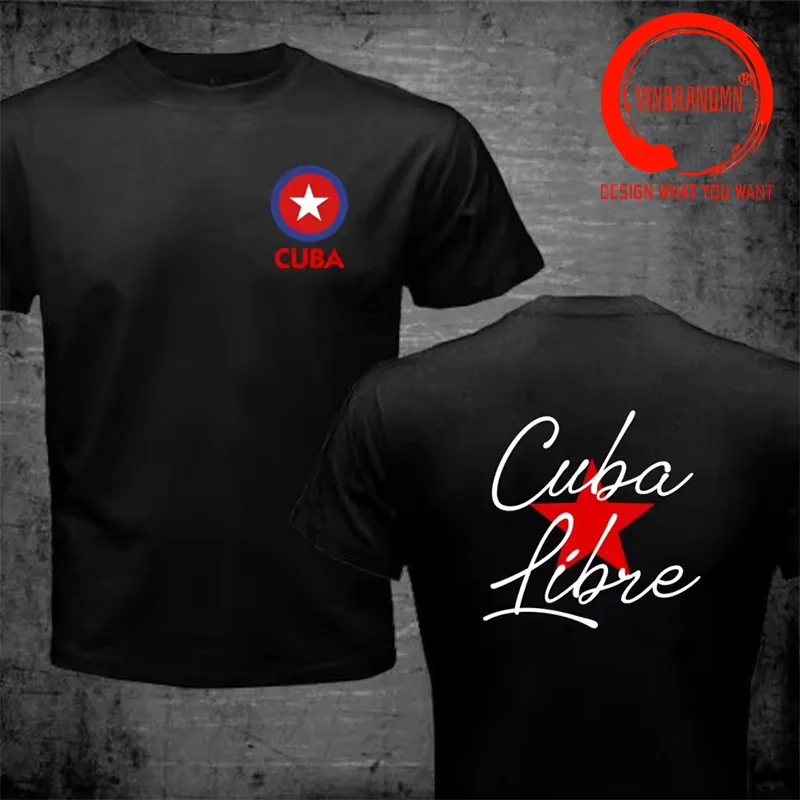 Classic Design Cuba Libre - Cuba - Fidel Castro - Habana - Ché Shirt Men Fashion Trendy Casual Clothing Stylish Tops Tee Shirt