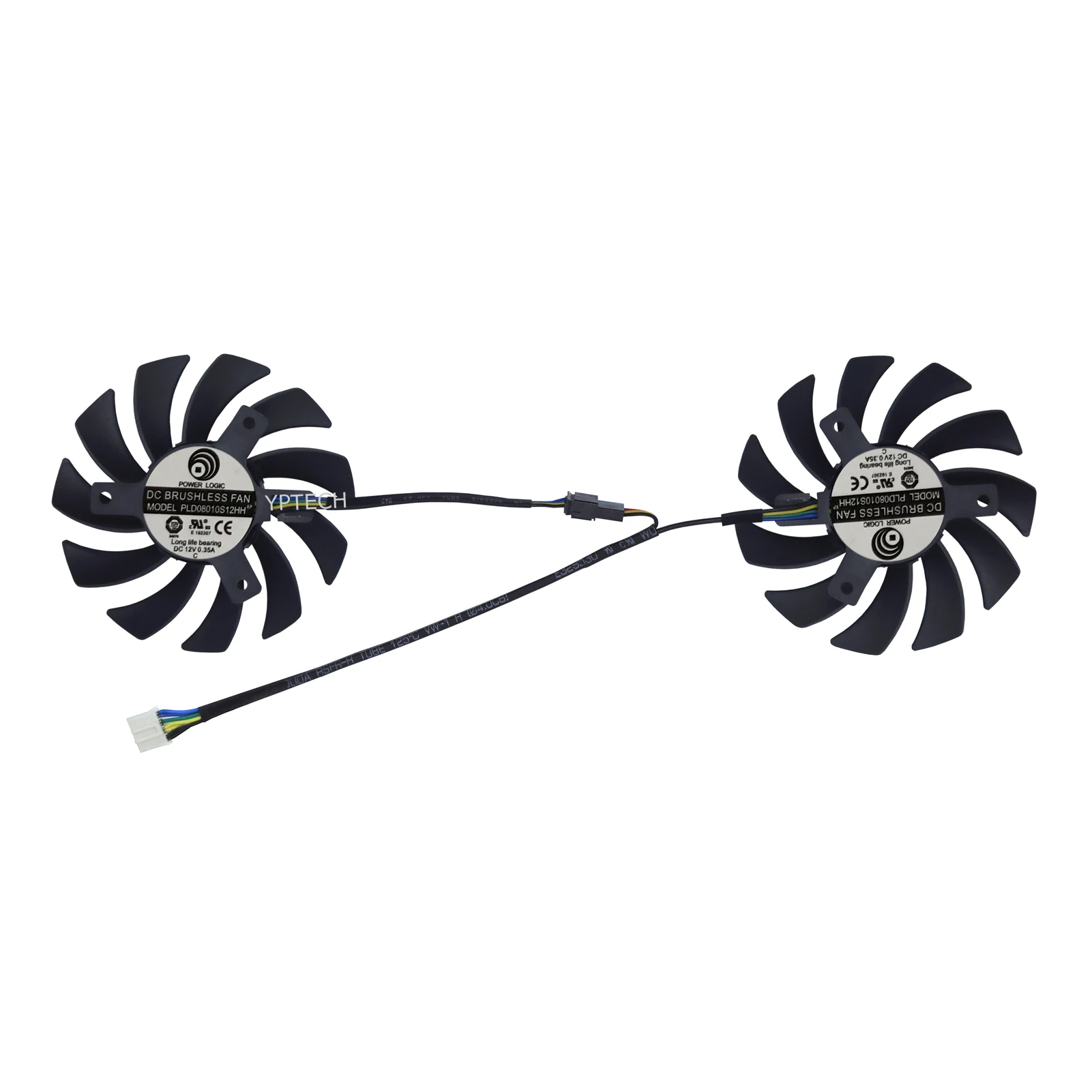 Graphics Cooler Fan,For ZOTAC GTX660 GTX 660-2GD5 GTX960 2gb,For ZOTAC GTX 960 4GB,2Pcs/Set,PLD08010S12HH,Graphics Card Cooing