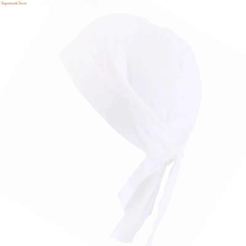 Q5WE Sombrero bufanda ajustable Chefs Breathable Hat Kitchen Simpléz