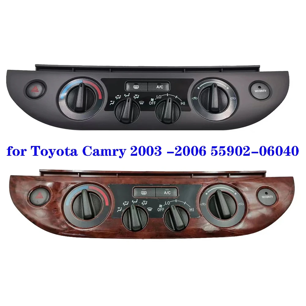 

for Toyota Camry 2003 -2006 55902-06040 Accessories Dashboard Climate Control Heater A/C Switch Panel Bezel Vent