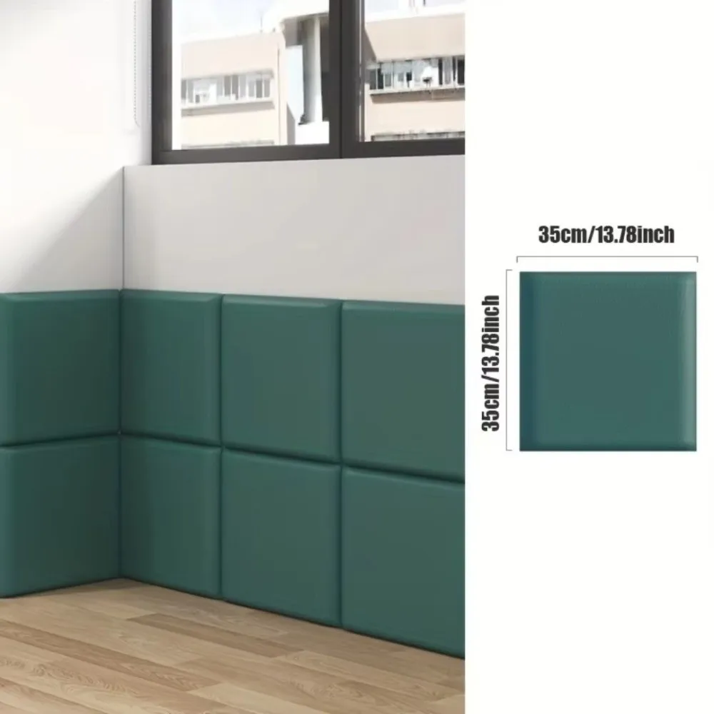 Self-Adhesive Soft Wall Panels Anti-Collision Design Morden Style Anti-Collision Wall Panels Soft Cushion