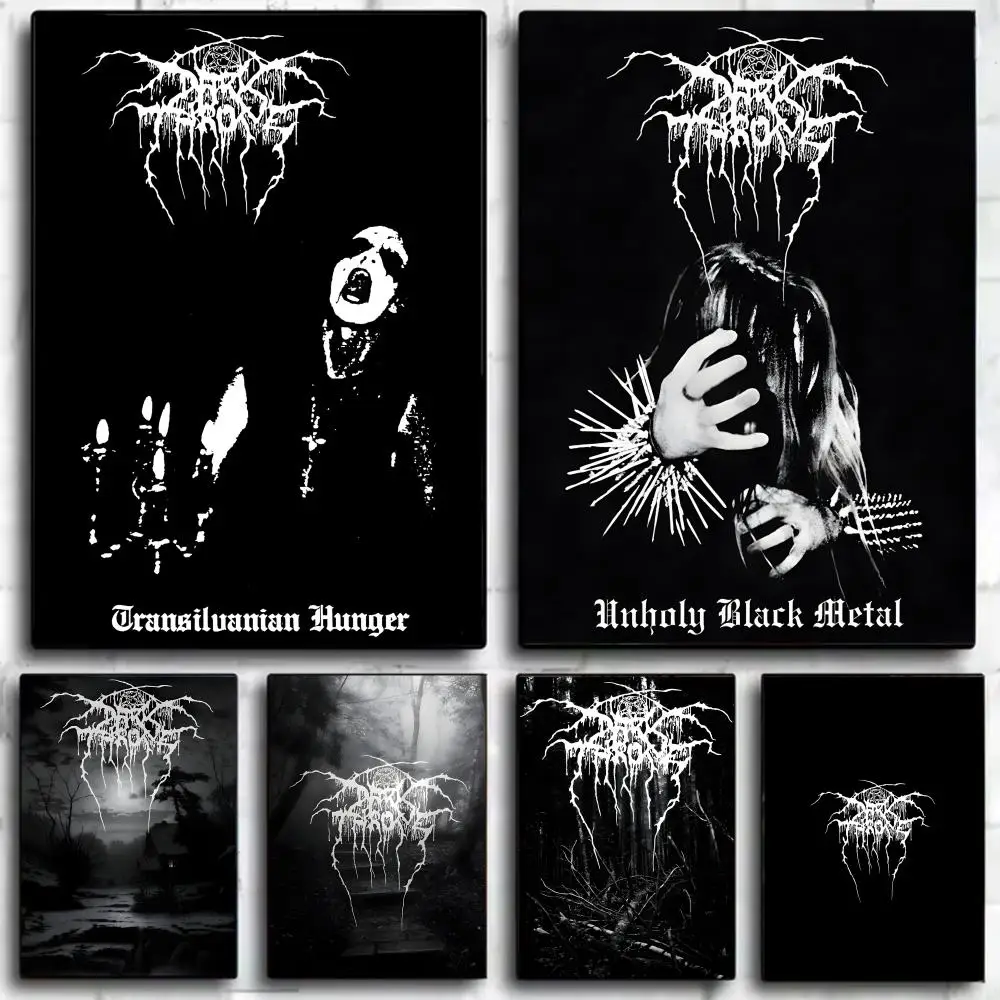 Raw Fast True Norwegian Black Metal D-Darkthrone Poster Wall Art Print Poster Decorative Mural Home Decor Gift Unframed