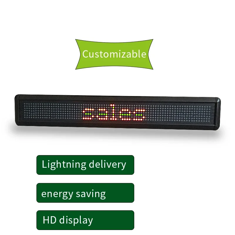 [هونغ هاو] حافلة Led عرض الوجهة LED لوحة معلومات مخزن المتداول LED عرض نافذة عرض المجلس يمكن تخصيصها