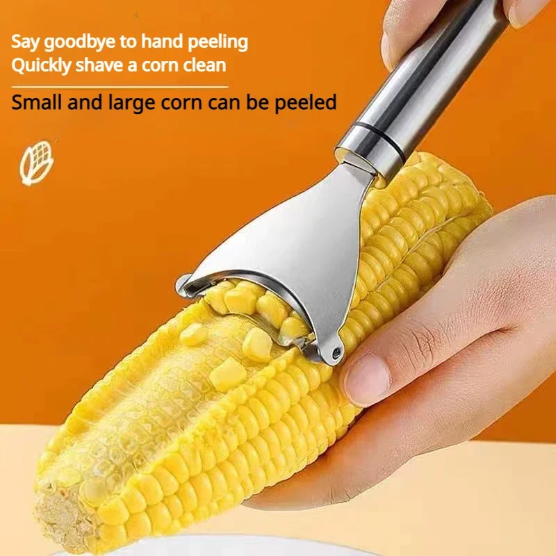 304 Stainless Steel Planer Stripper Corn Shaver Stripping Kitchen Household Peeling Corn Knife Vegetable Cutter Cooking