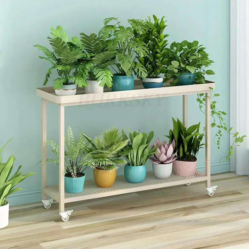 Plant Stand And Flower Stand 2 Tier Flower Shelf Planter Rack Storage Organizer Display Indoor Garden Balcony Storage Rack