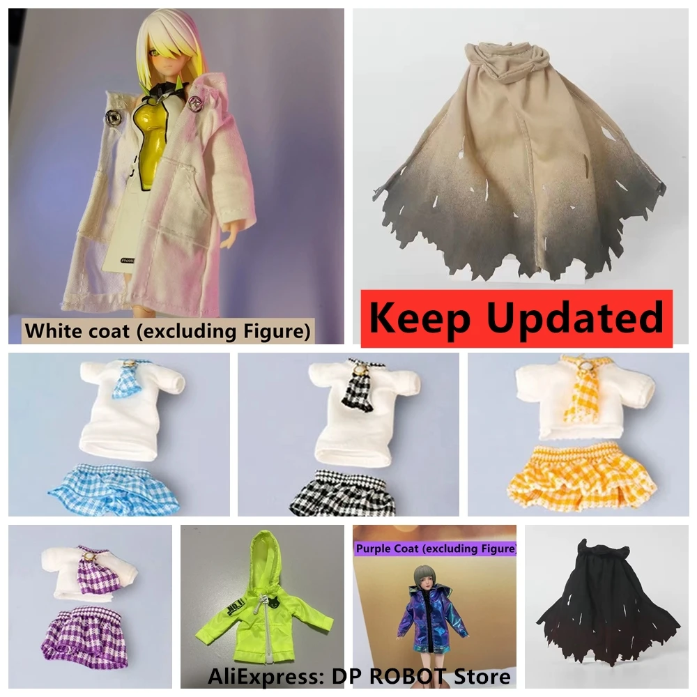 

The New DIY Coat Is Cool Clothes Upgrade Kit For All 1/12 Mobile Suit Girl Figure SNAIL SHELL MILK TEA GIRL Accessories