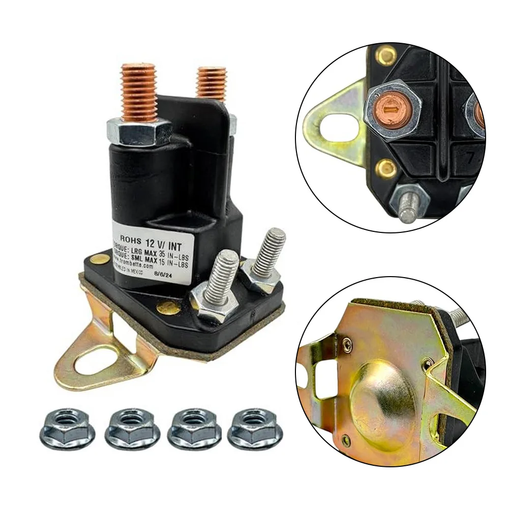 12V Starter Solenoid Relay Switch Kit For 117-1197 For Exmark For TimeCutter SS5000 Zero-Turn Lawn Mower Garden Tool Parts
