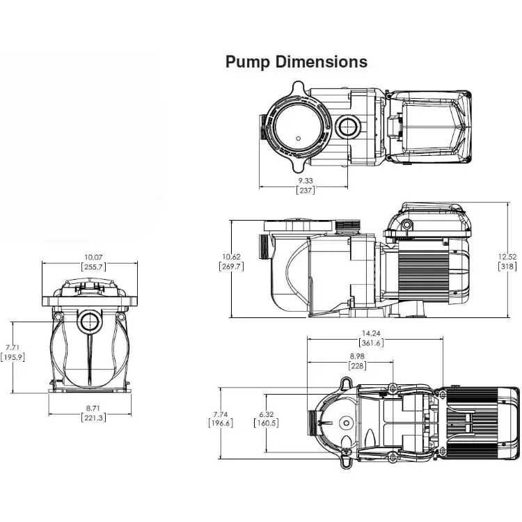 SuperFlo VS Variable Speed Pool Pump, 1.5 HP