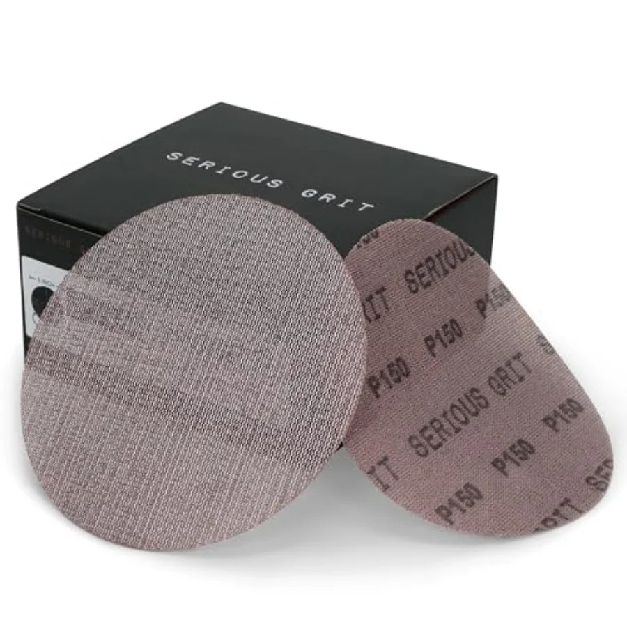 

6-дюймовые керамические сетчатые шлифовальные круги на липучке, без пыли, абразивные, для дерева, гипсокартона, краски, кузова автомобиля - Долговечные керамические G