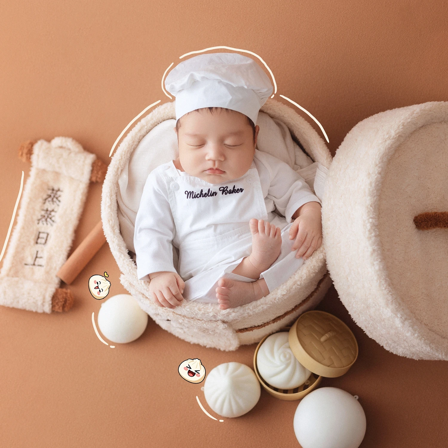 baby-chef-costume-newborn-photography-props-infant-long-sleeve-top-suspenders-pants-and-chef-hat-newborn-photoshoot-cook-outfit